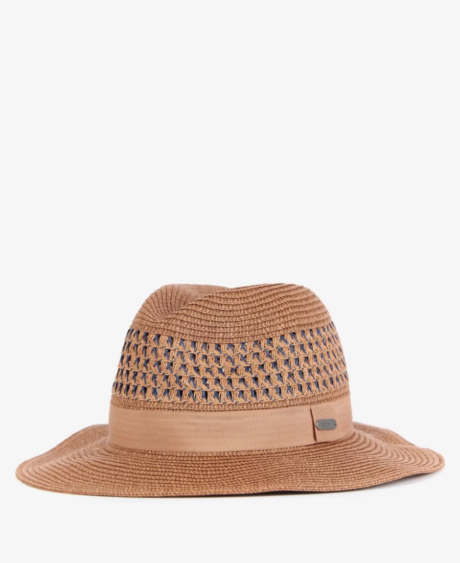 Barbour Womens Tan Marlowe Fedora Hat