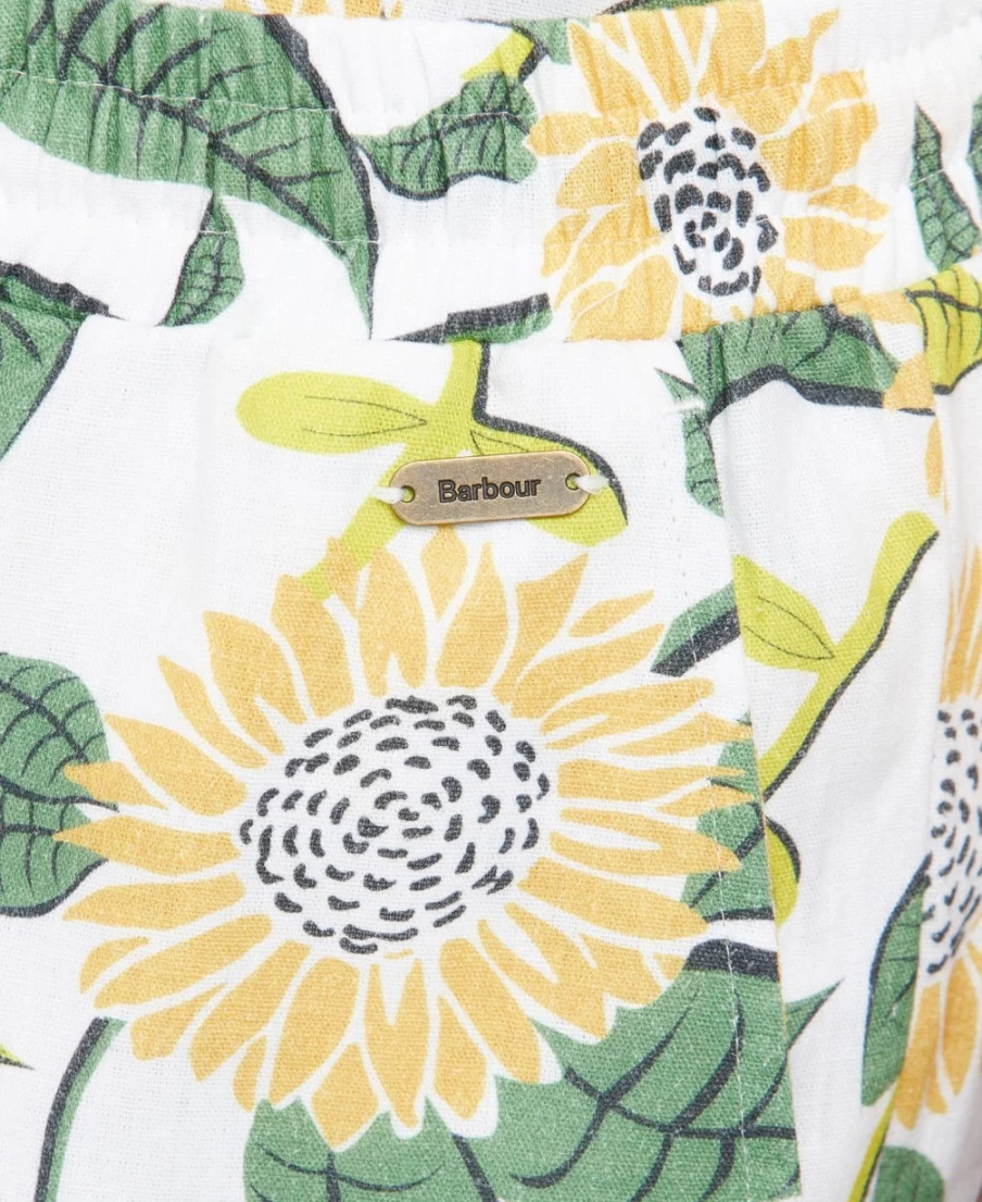 Barbour Women's Bloomfield Trousers in Multi Sunflower Pattern