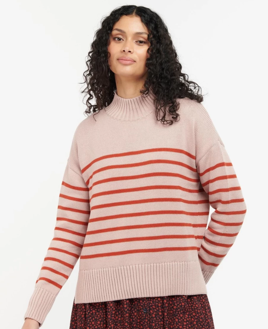 Barbour Women's Shelly Knit Sweater in Cloud Color
