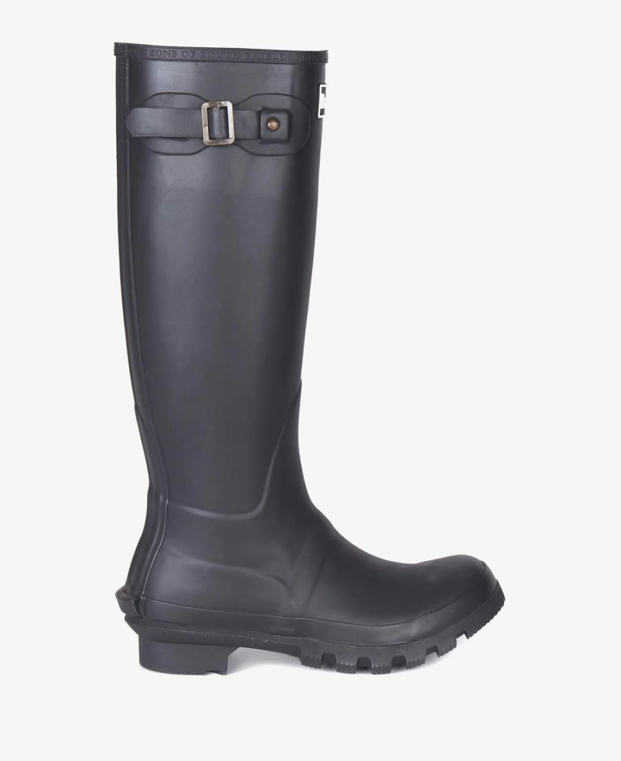 Barbour Women's Black Bede Wellington Boots Waterproof Outdoor Footwear