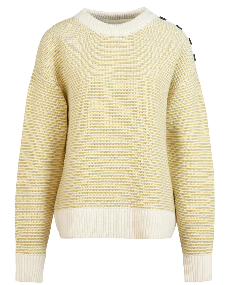 Barbour Women's Saunton Knit Sweater in Limeade Green