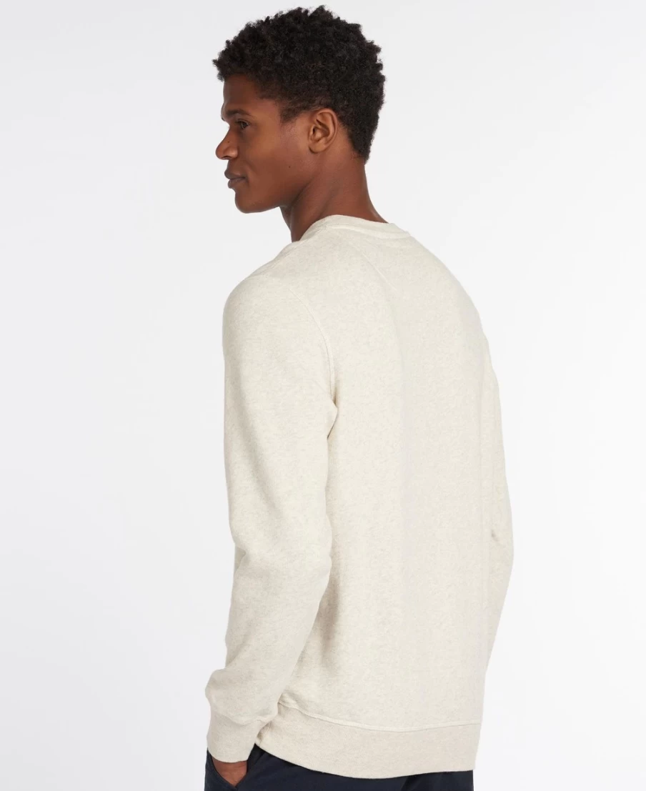 Barbour Men's Grey Marl Prep Logo Sweatshirt - Classic Cotton Pullover