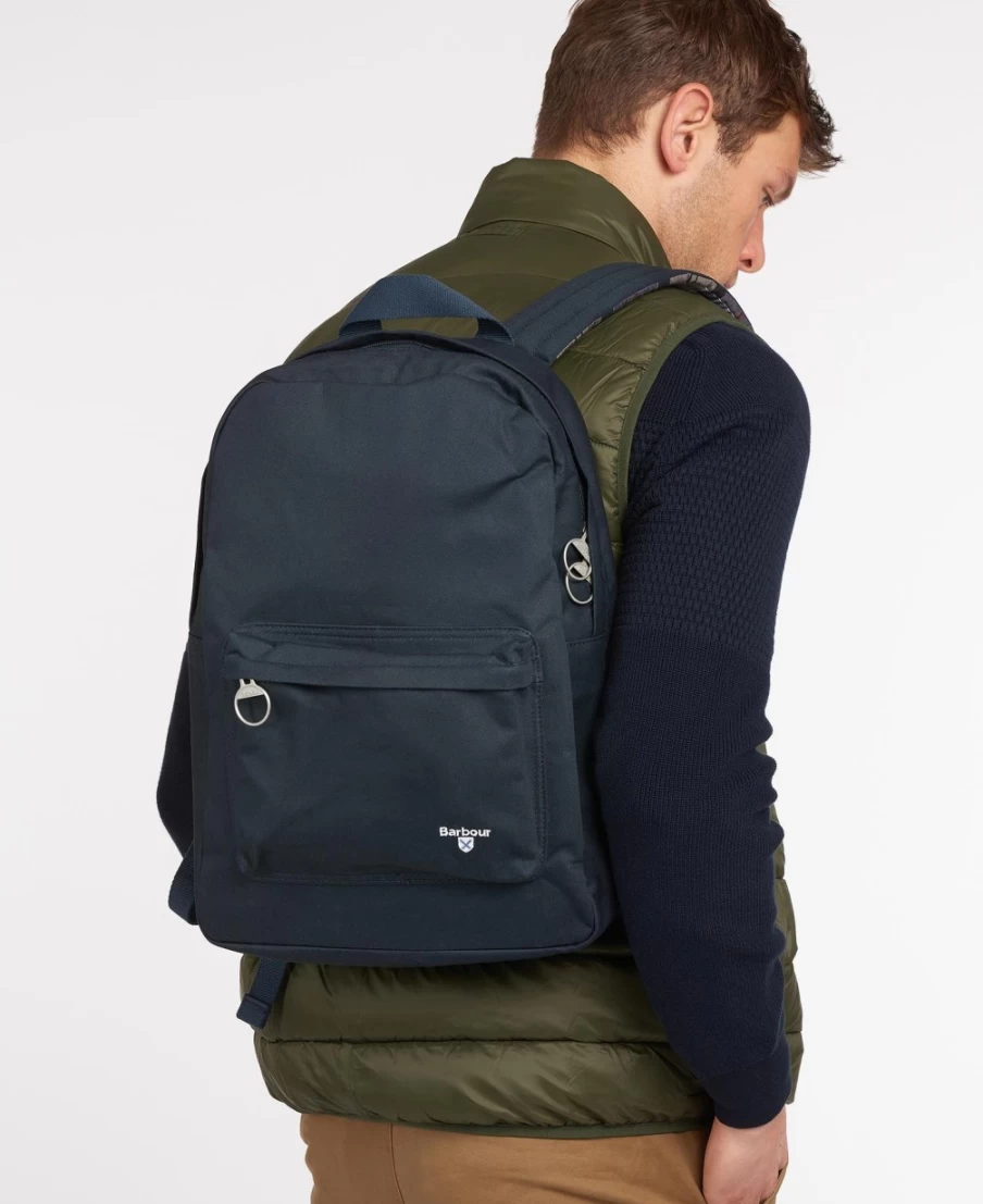 Barbour Men's Navy Cascade Waterproof Backpack for Outdoor Adventures