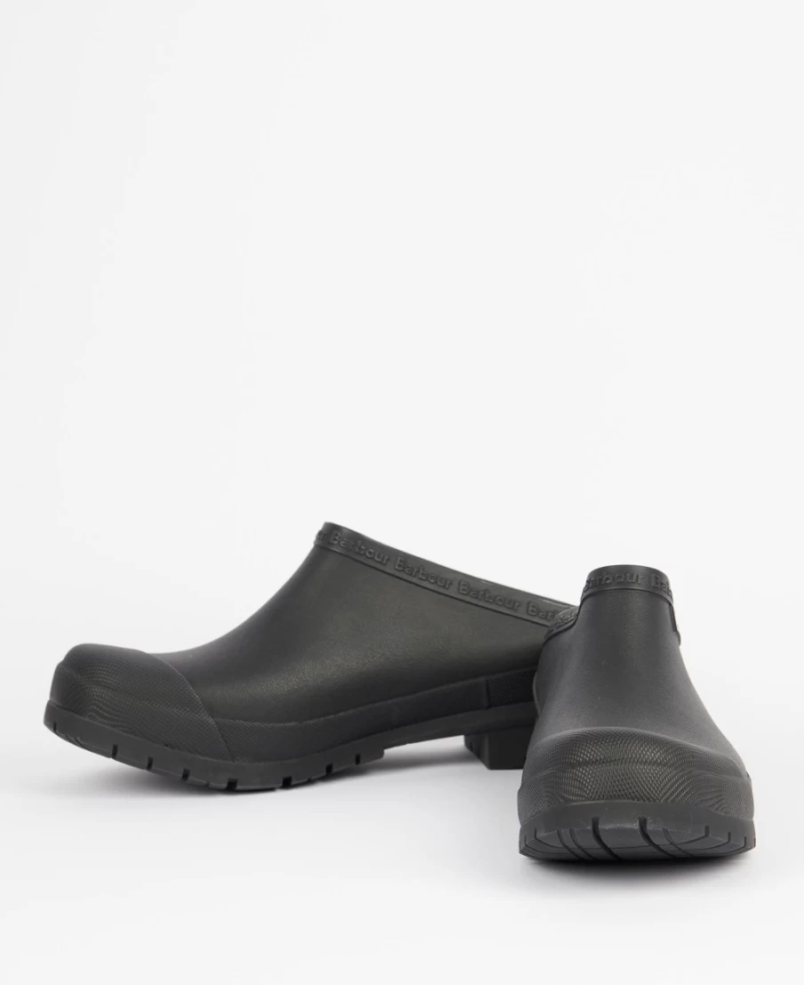Barbour Men's Quinn Black Clogs - Classic Comfort & Style