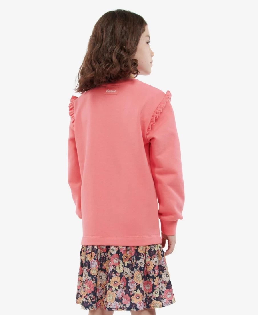 Barbour Girls Lyla Dress in Pink Punch - Stylish & Comfortable Kids' Dress