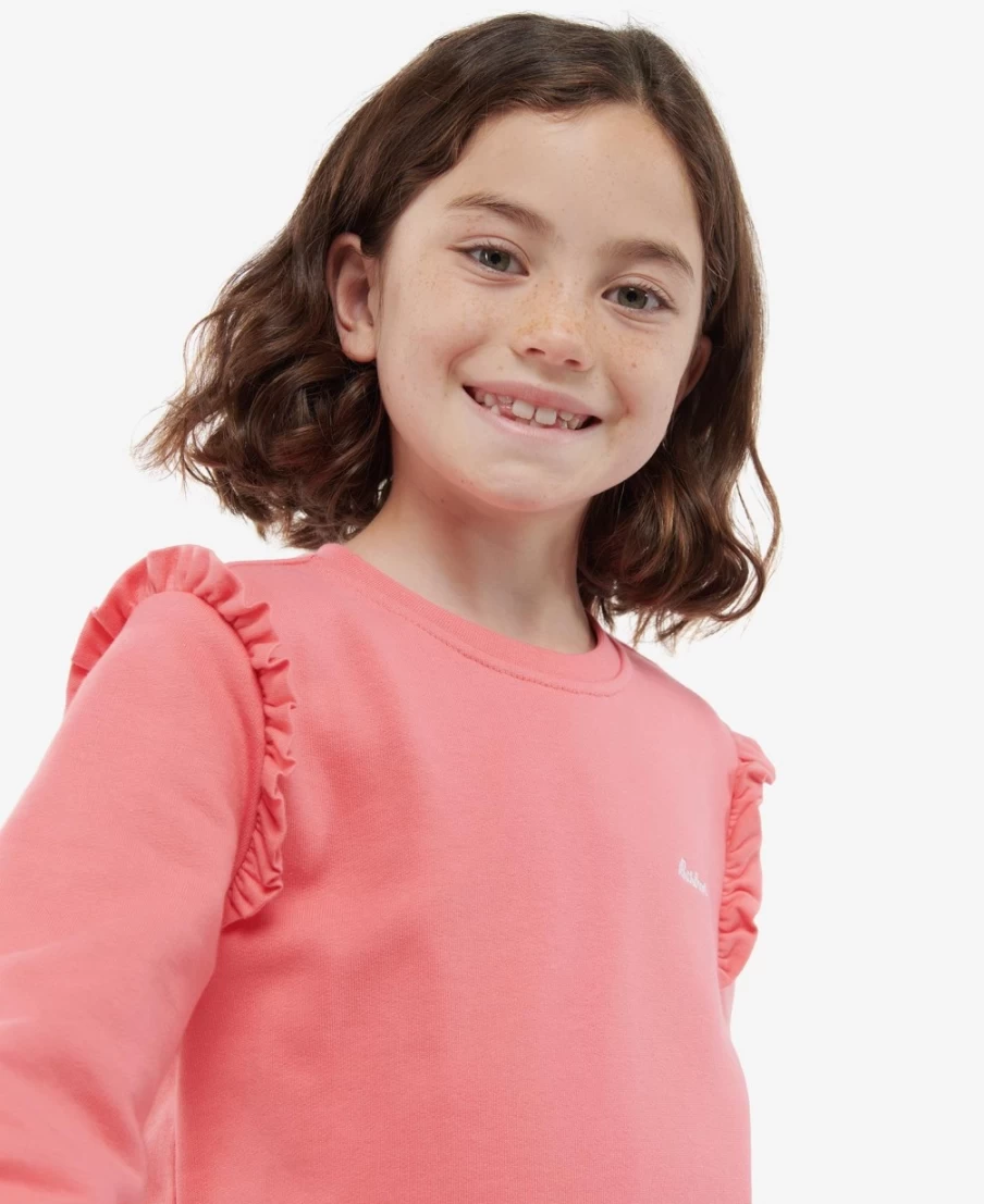 Barbour Girls Lyla Dress in Pink Punch - Stylish & Comfortable Kids' Dress