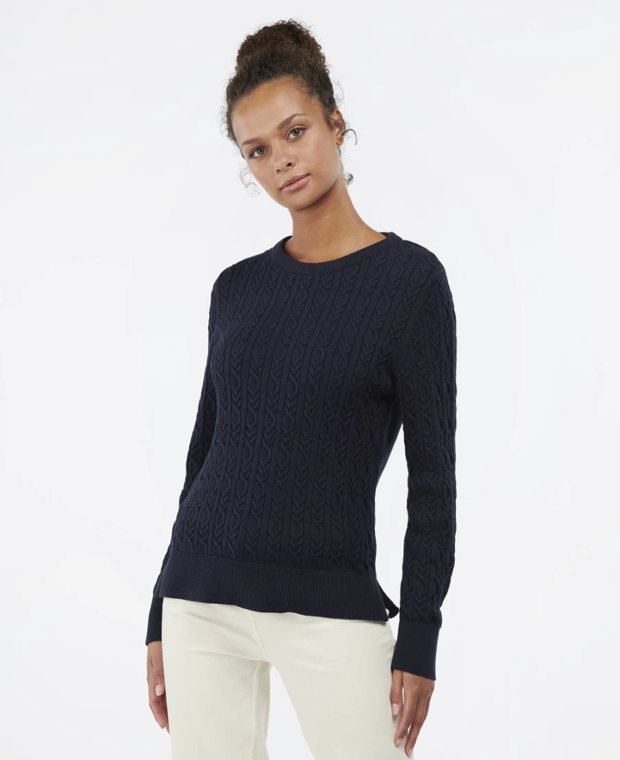 Barbour Women's Hampton Knit Sweater in Off White