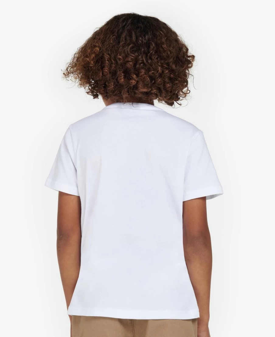 Barbour Boys Classic Navy Essential Shield Short Sleeve T-Shirt