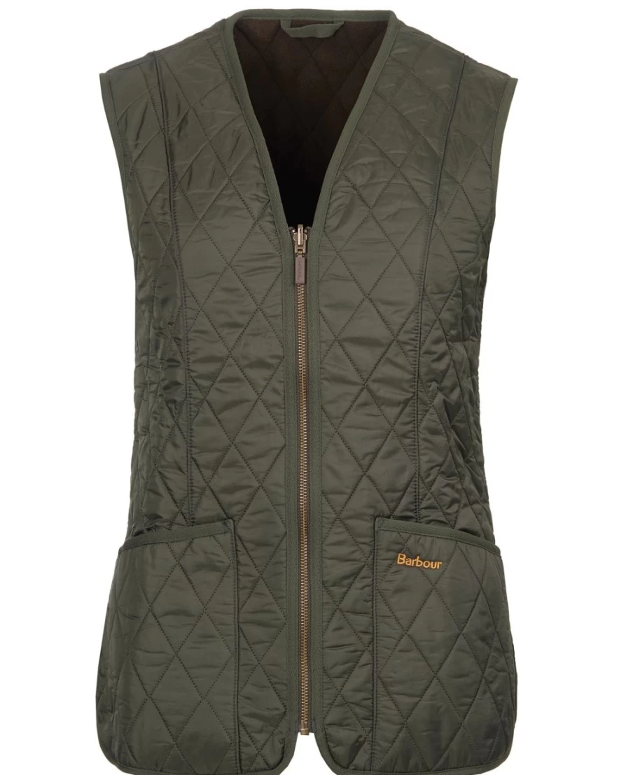 Barbour Womens Dark Olive Fleece Betty Liner Jacket