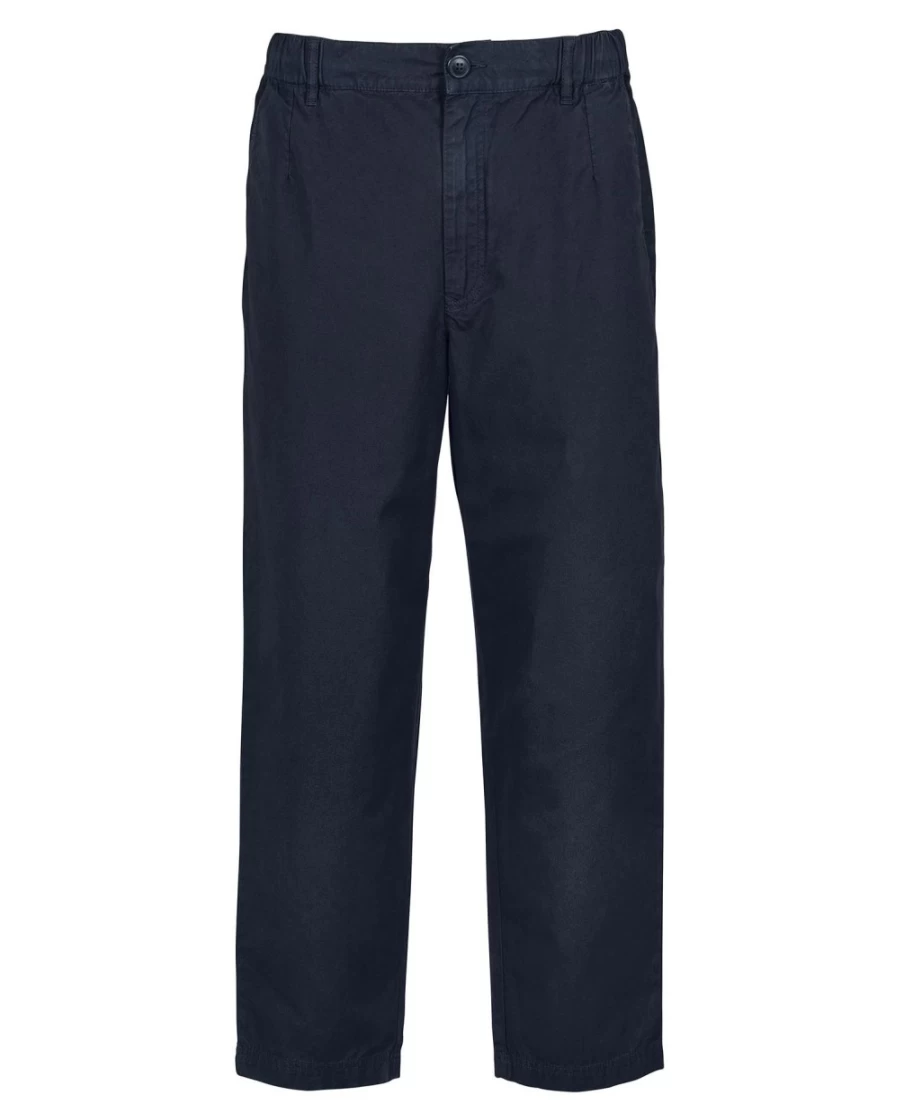 Barbour Men's Highgate Twill Trousers in Navy - Classic Casual Chinos for Men