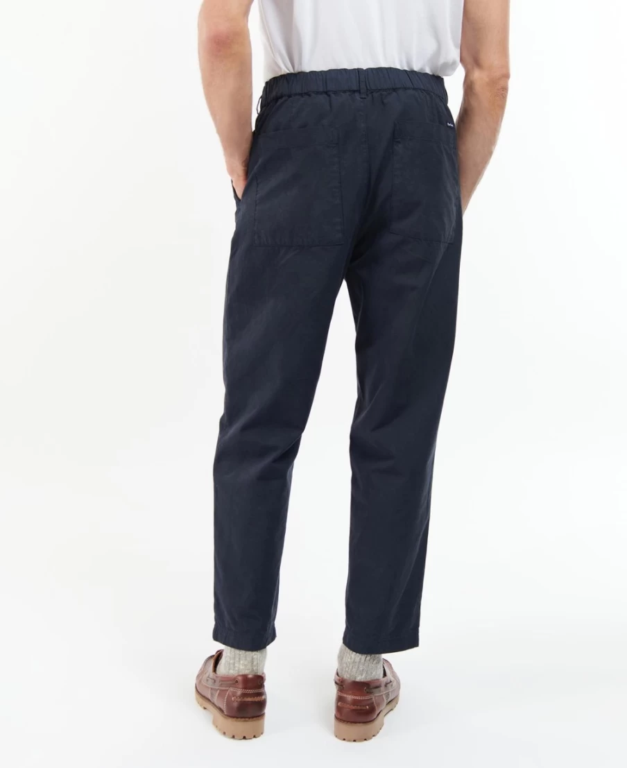 Barbour Men's Highgate Twill Trousers in Navy - Classic Casual Chinos for Men
