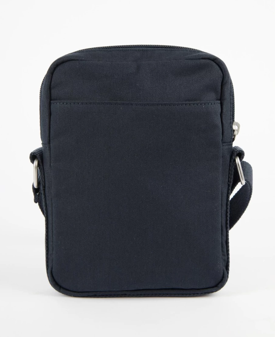 Barbour Men's Navy Cascade Flight Bag - Classic Aviator Style Durable Tote