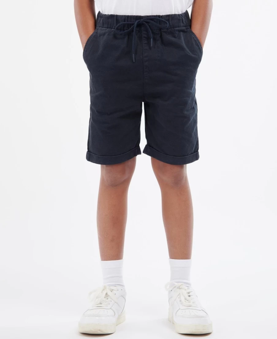 Barbour Boys Stone Chino Shorts for Summer Comfort and Style
