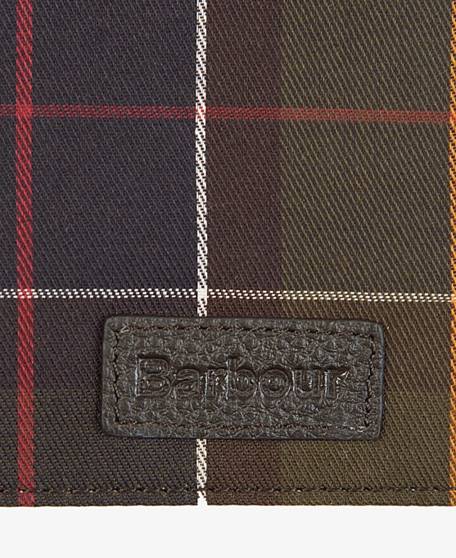 Barbour Men's Classic Tartan Leather Wallet for Everyday Use
