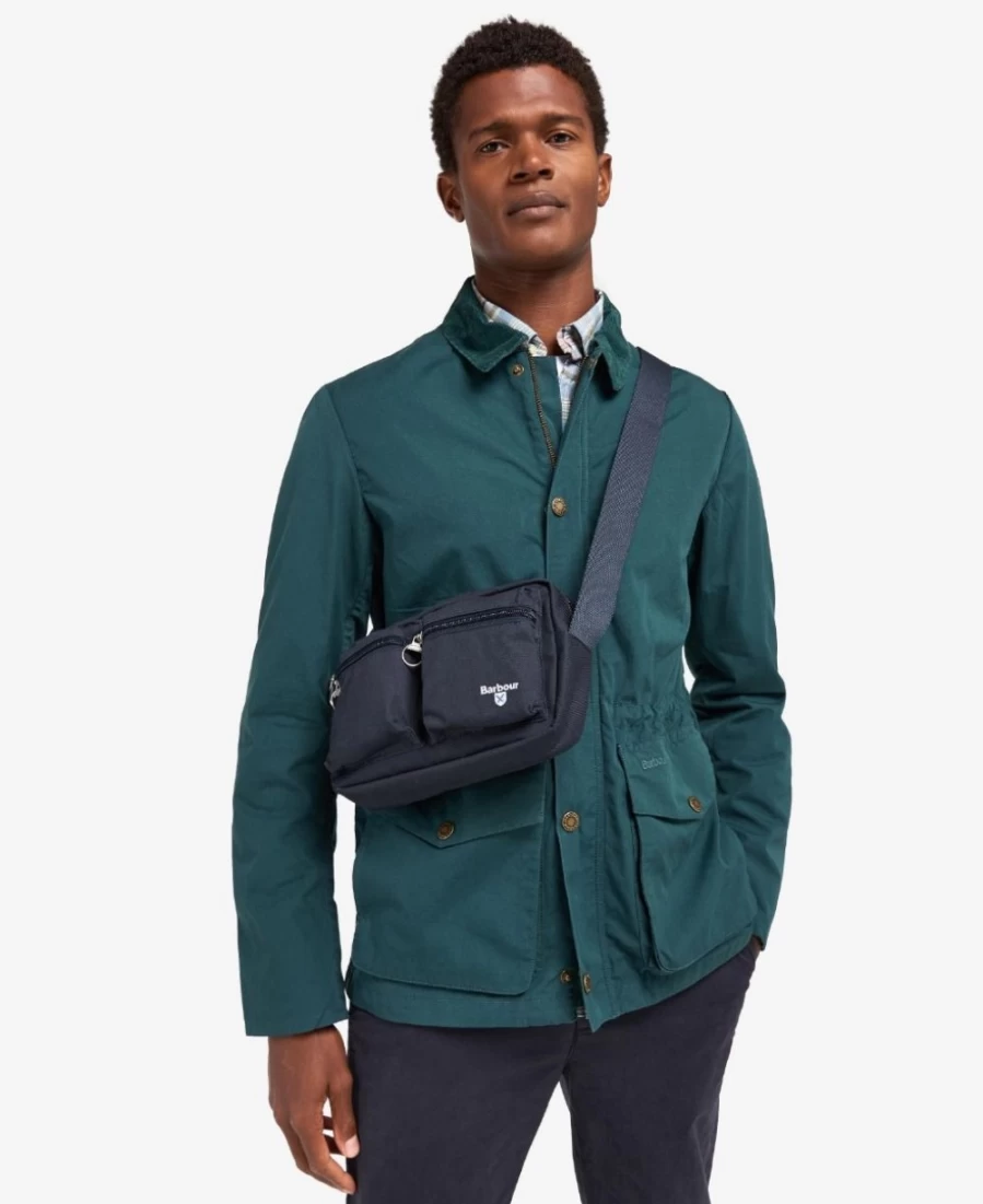 Barbour Men's Classic Navy Cascade Crossbody Bag