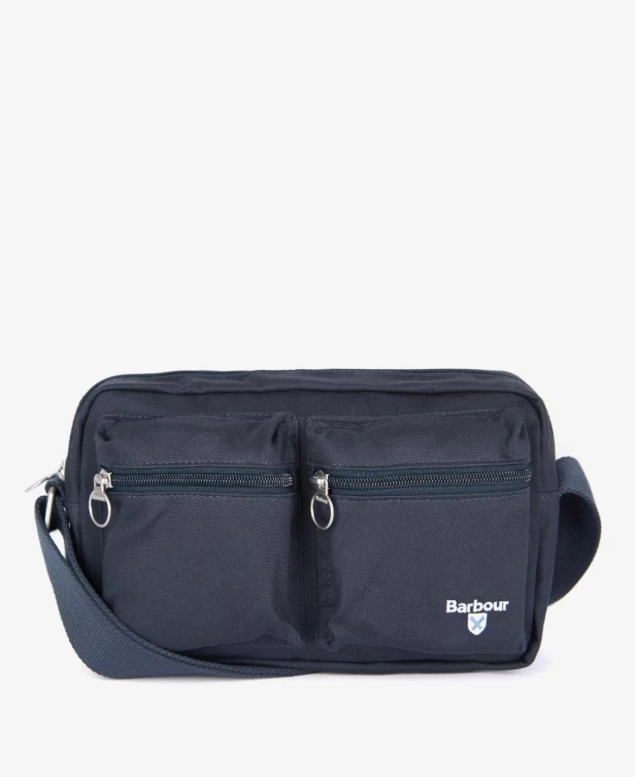 Barbour Men's Classic Navy Cascade Crossbody Bag