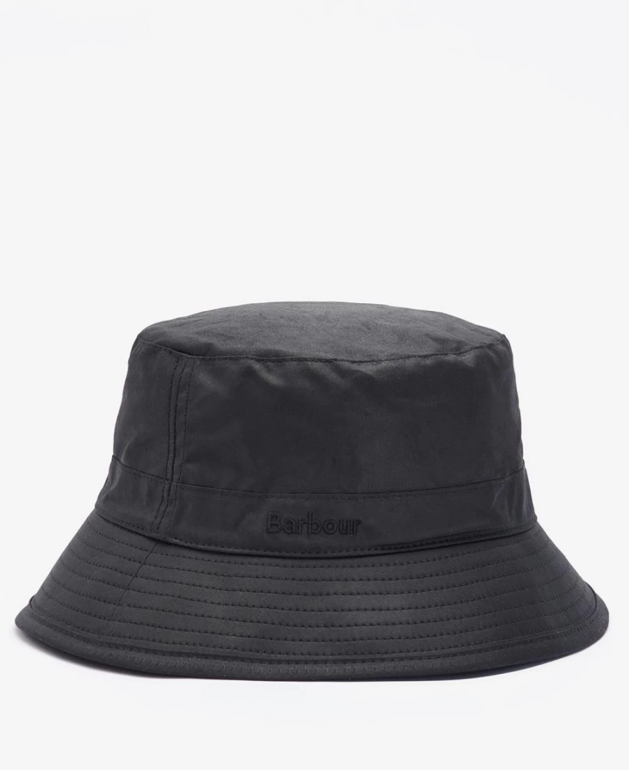Barbour Men's Navy Waxed Cotton Sports Hat