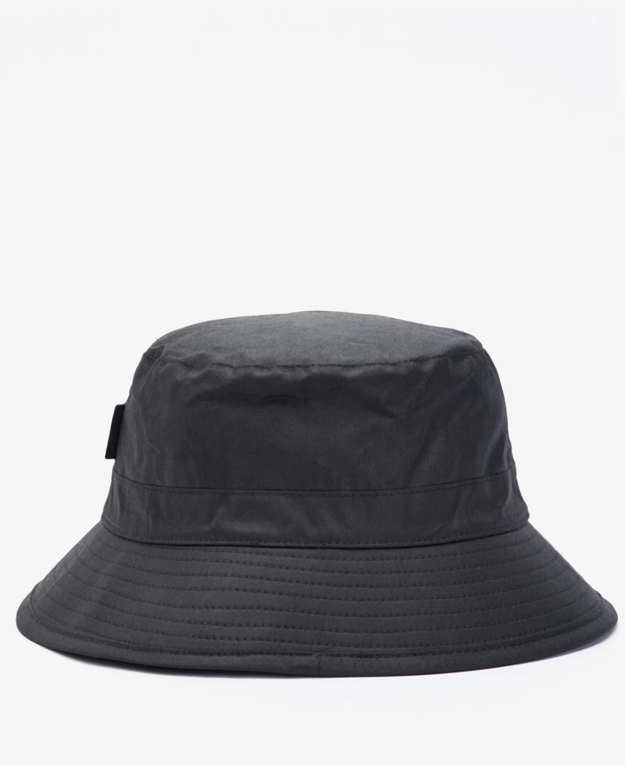 Barbour Men's Navy Waxed Cotton Sports Hat