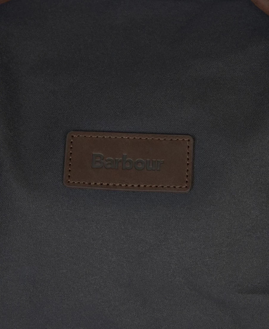 Barbour Men's Navy Waxed Cotton Holdall Travel Bag
