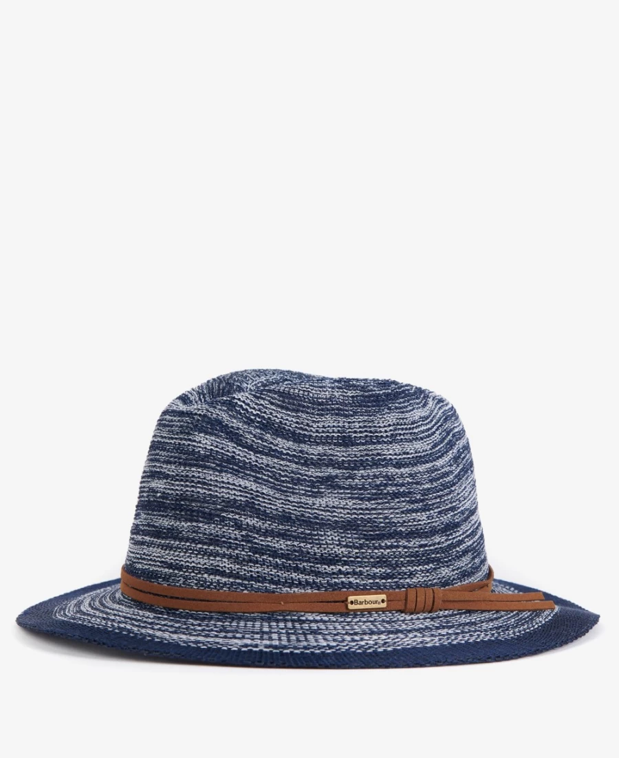 Barbour Women's Barmouth Fedora Hat in Classic Navy