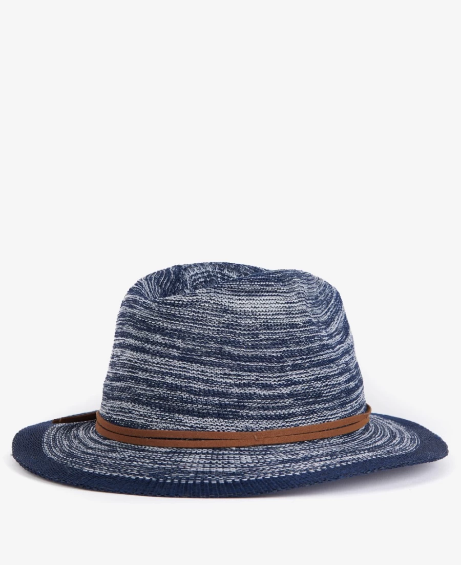 Barbour Women's Barmouth Fedora Hat in Classic Navy
