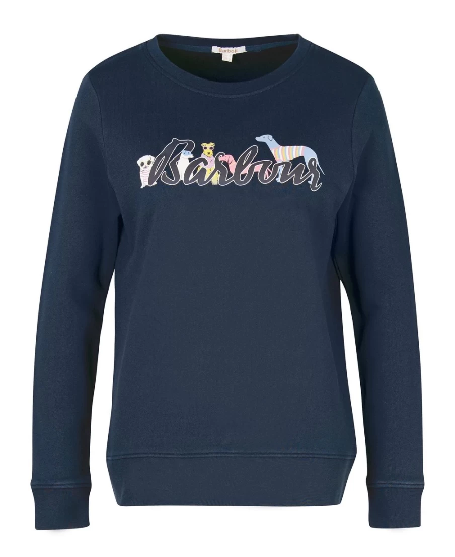 Barbour Women's Southport Classic Navy Jumper | Premium Knitwear