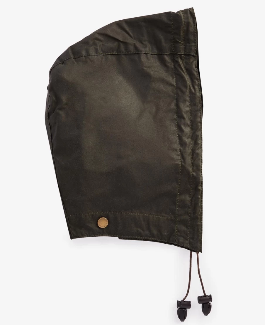 Barbour Men's Lightweight Waxed Hooded Jacket in Sand - Breathable Outdoor Coat