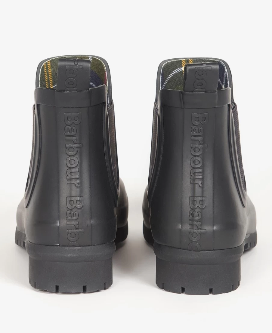 Barbour Kingham Womens Black Waterproof Wellington Boots