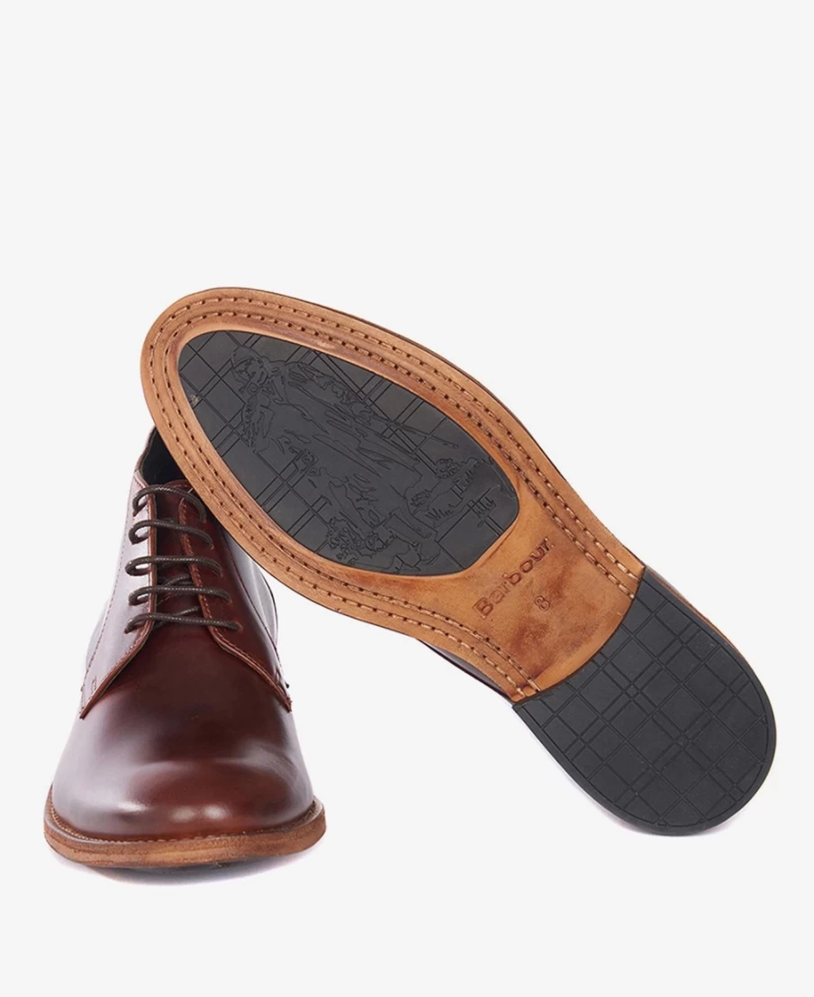 Barbour Benwell Chukka Boot for Men in Chestnut Grain - Premium Leather Ankle Boots