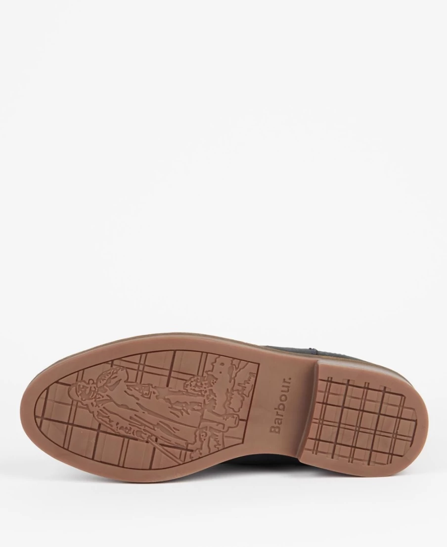 Barbour Men's Farsley Chelsea Boots in Mocha - Classic Leather Ankle Boots for Men