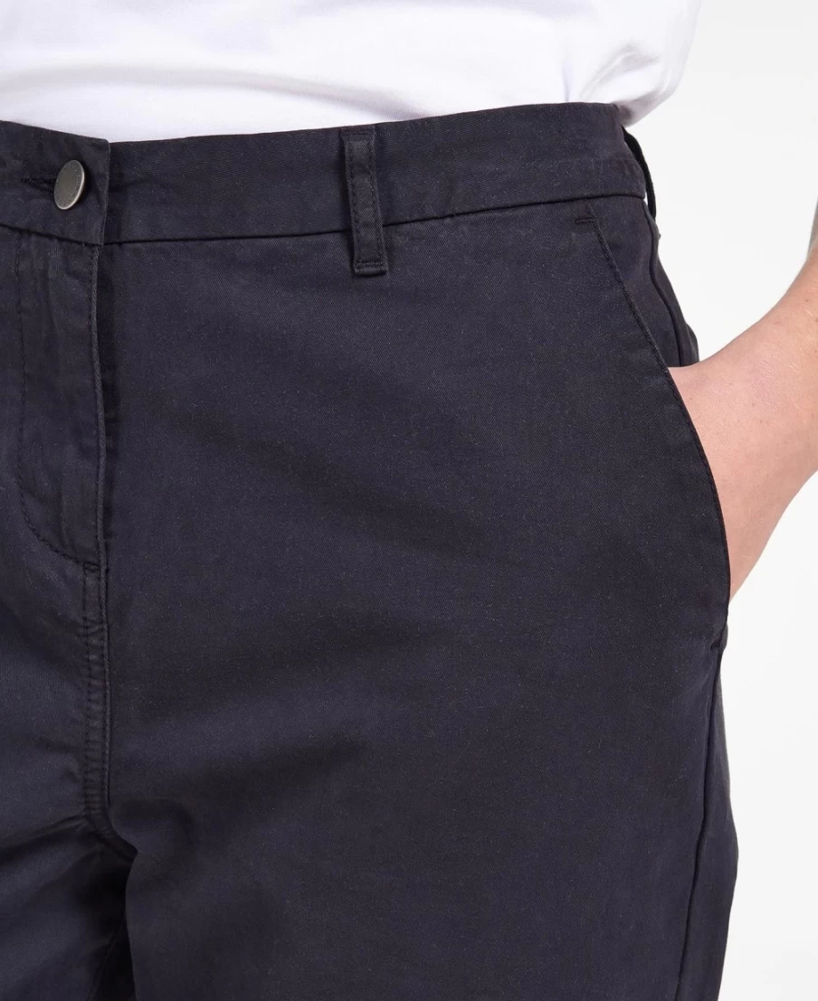 Barbour Women's Classic Navy Essential Chinos - Stylish & Comfortable Trousers