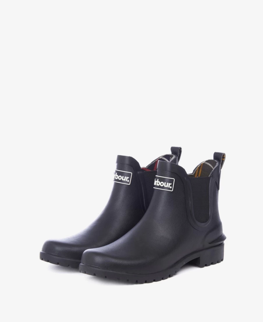 Barbour Women's Wilton Black Wellington Boots