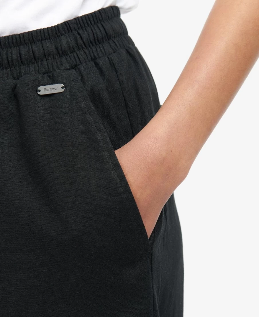 Barbour Christie Women's White Trousers | Classic Fit Casual Pants