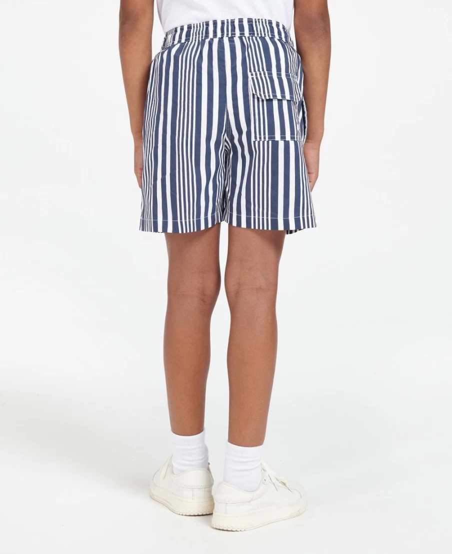 Barbour Boys Classic Navy Deckham Swim Shorts for Swimming and Beach