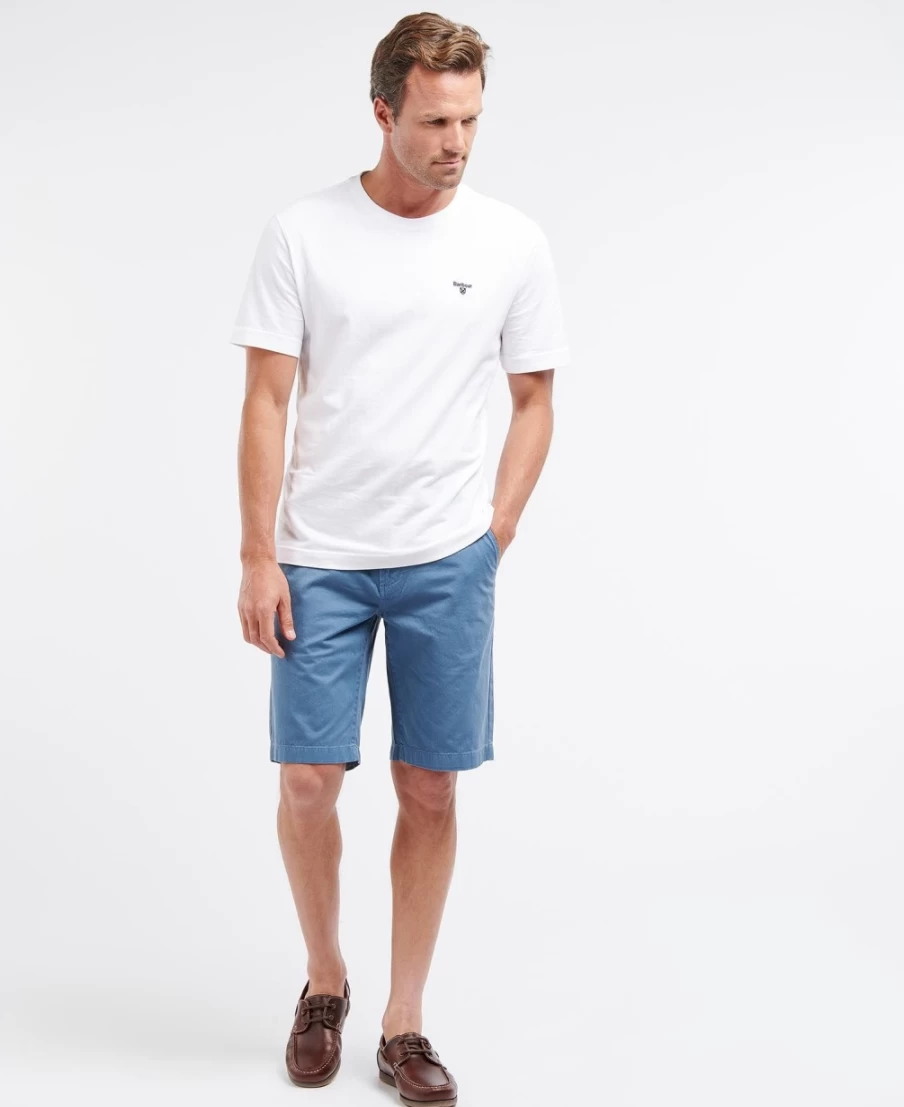 Barbour Men's Neuston Twill Shorts in Force Blue - Casual Summer Shorts for Men