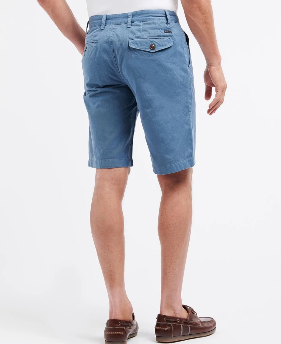 Barbour Men's Neuston Twill Shorts in Force Blue - Casual Summer Shorts for Men