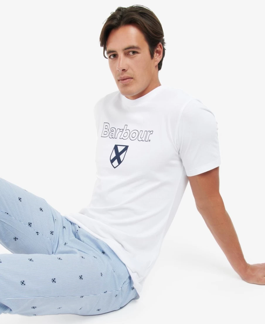 Barbour Men's Classic Blue Tomas Pajama Set