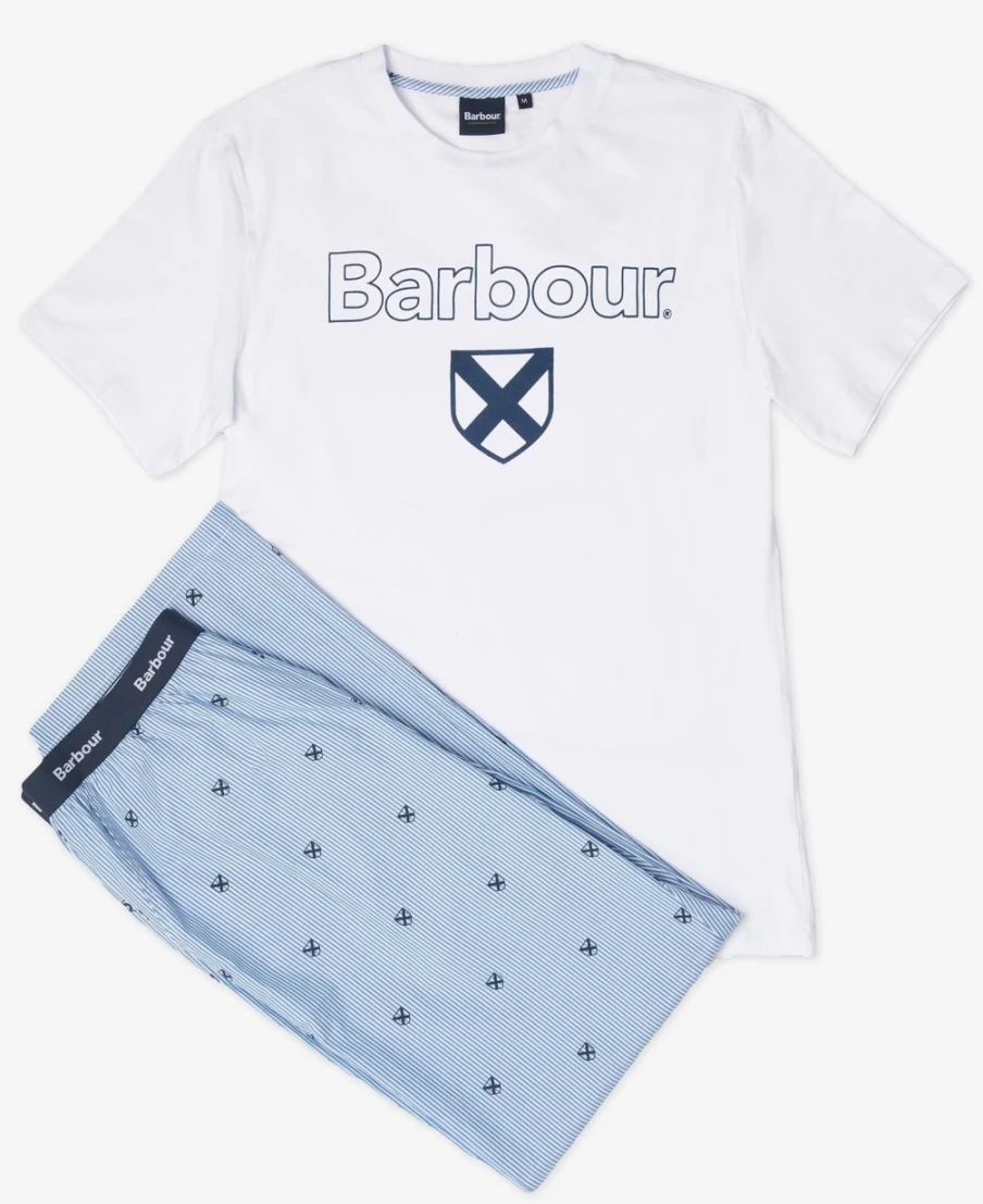 Barbour Men's Classic Blue Tomas Pajama Set