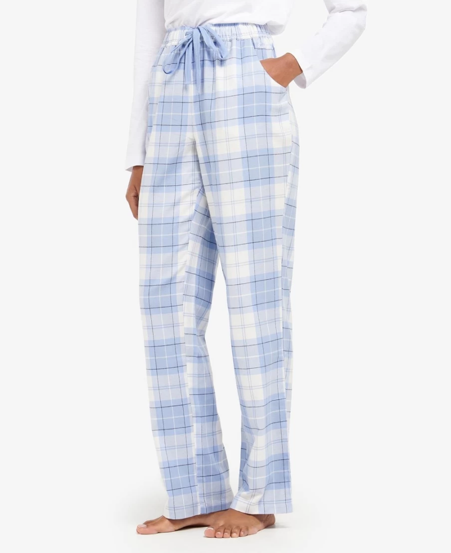 Barbour Women's Nancy Pj Trousers in Pink Tartan Plaid