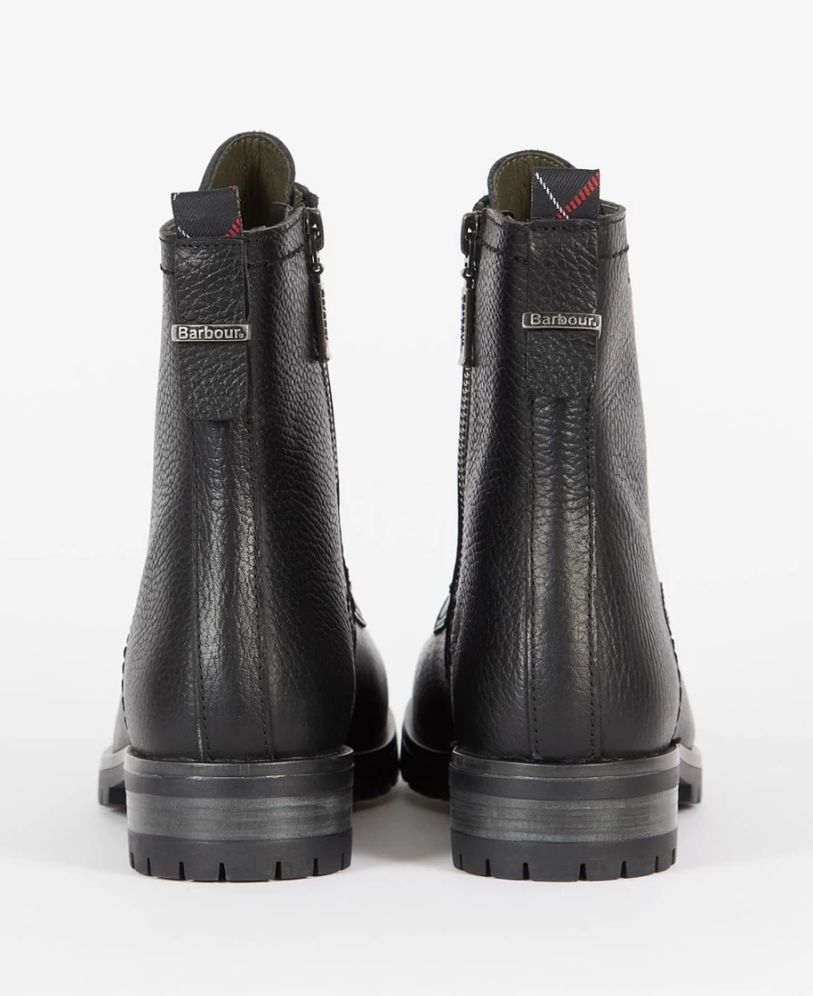 Barbour Womens Christina Boots in Cognac - Stylish Leather Ankle Boots for Women