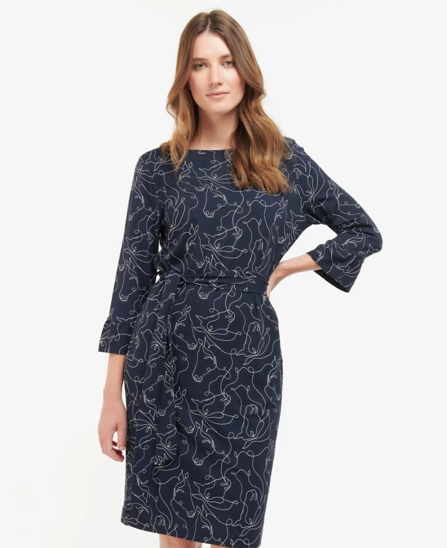 Barbour Women's Marlowe Dress in Classic Multi Color