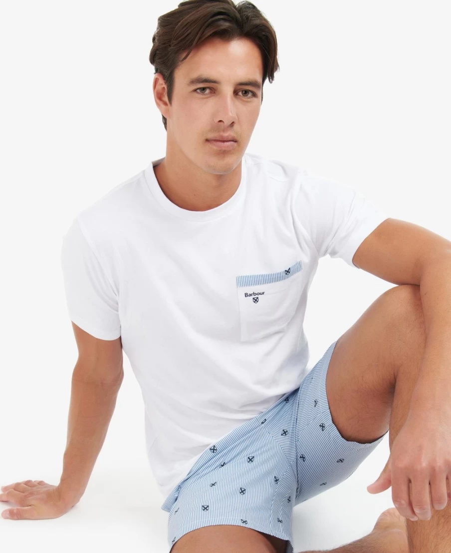 Barbour Men's Hilson Classic Blue Pajama Set