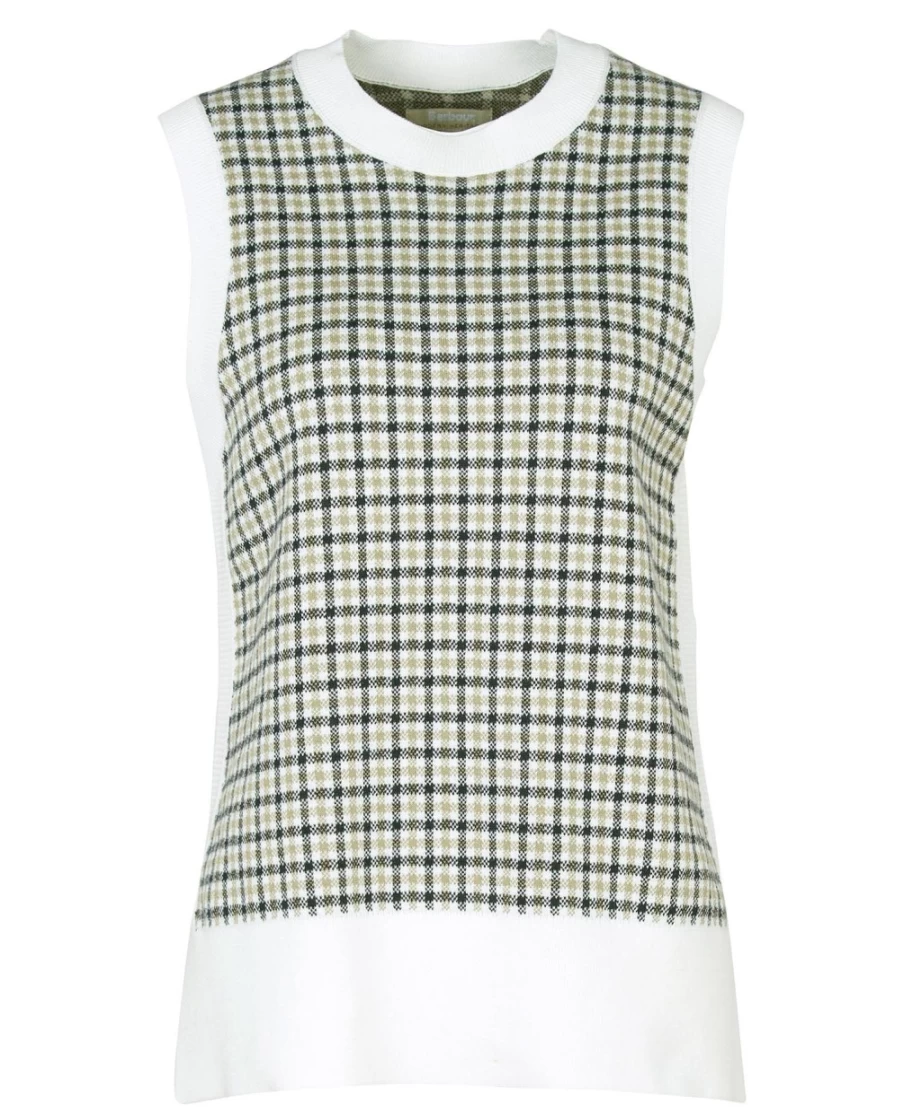 Barbour Women's Multicheck Dumbarton Knitted Sweater Vest