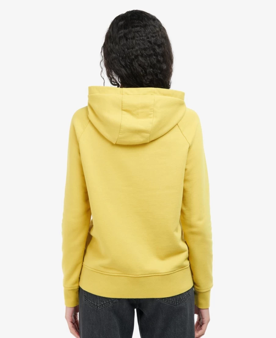 Barbour Women's Otterburn Hoodie in Winter Rose - Classic Fleece Pullover with Hood