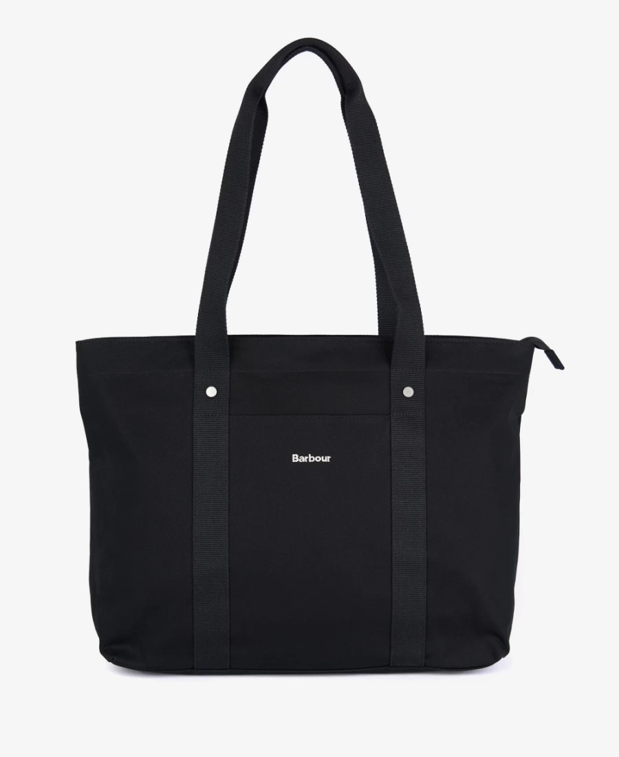 Barbour Olivia Classic Black Tote Bag for Men - Stylish & Durable Designer Handbag