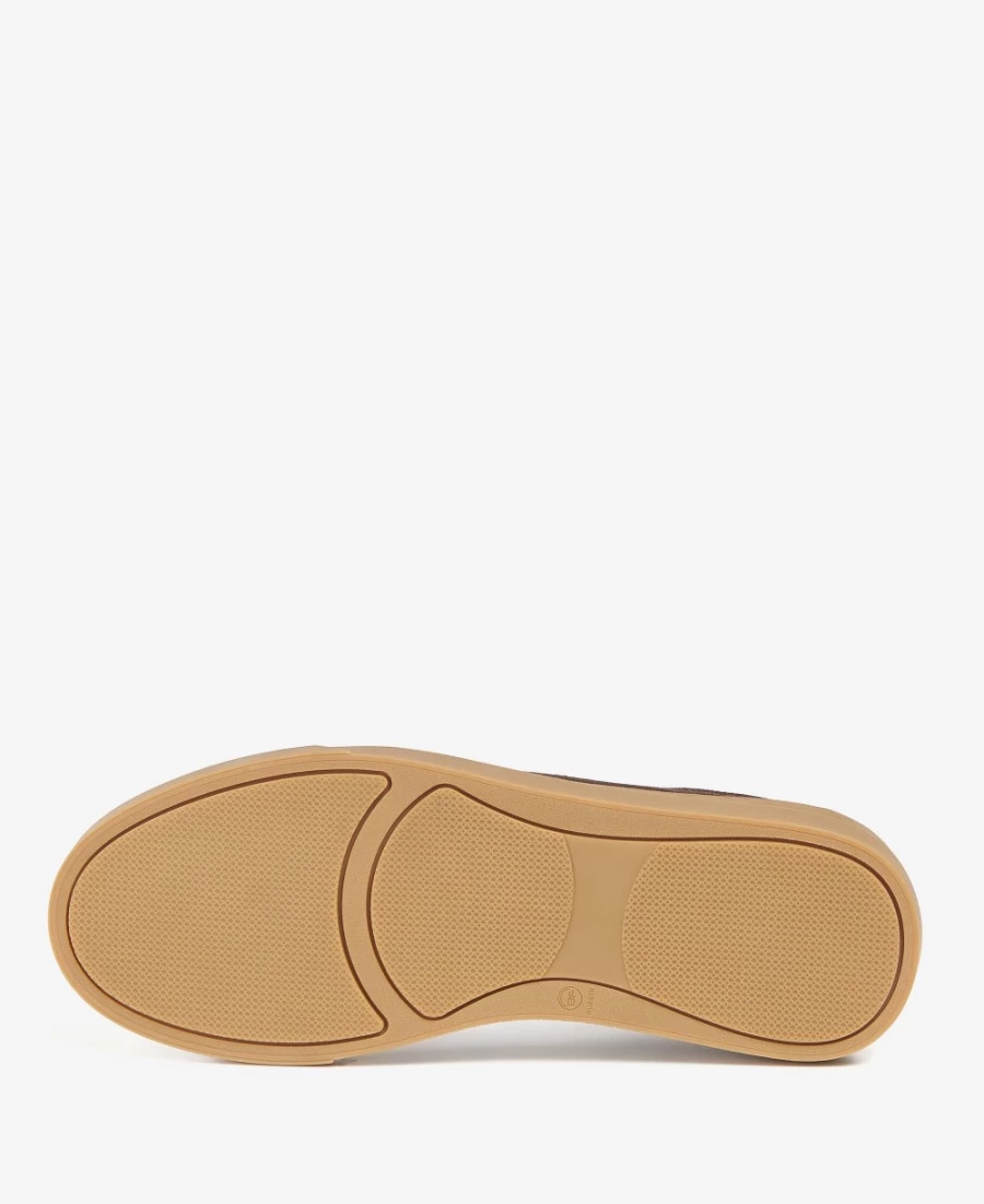 Barbour Perry Men's Cola Suede Shoes - Classic Casual Footwear