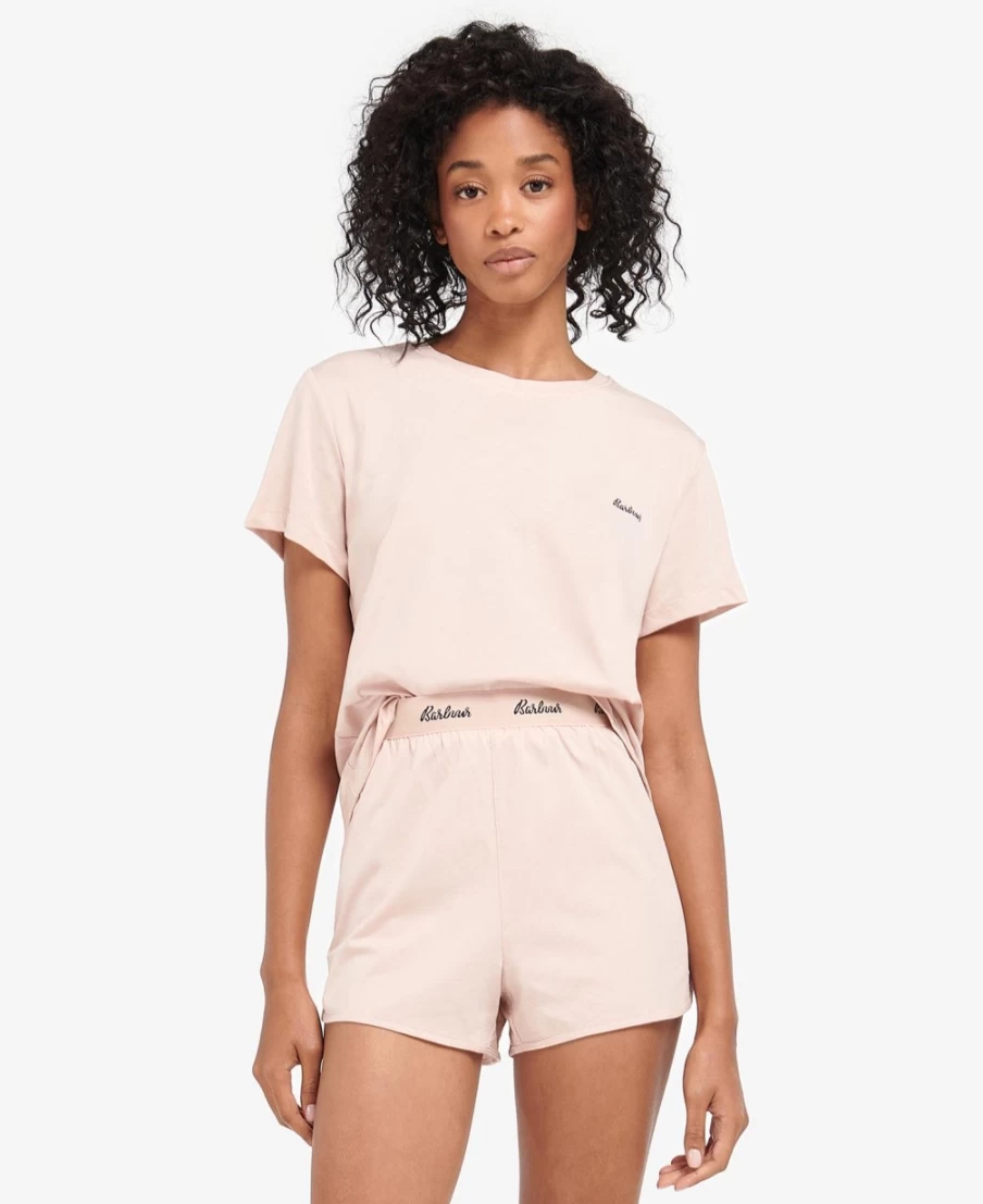 Barbour Women's Light Pink Millie Lounge Set - Cozy Casual Outfit