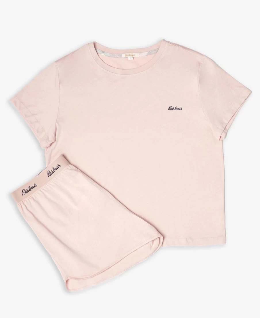 Barbour Women's Light Pink Millie Lounge Set - Cozy Casual Outfit