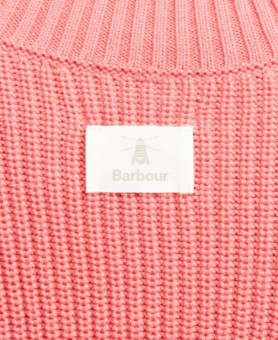 Barbour Women's Coraline Knitted Jumper in Pink Punch