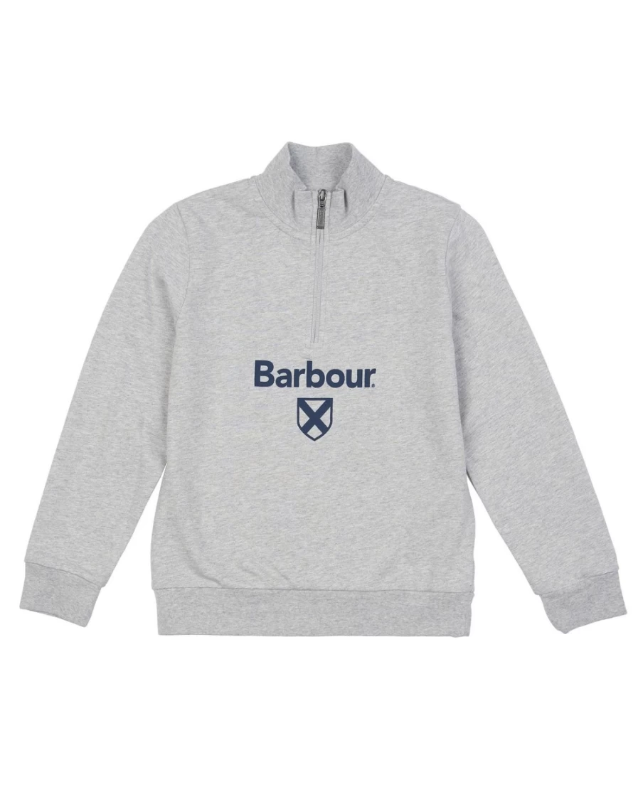 Barbour Boys Navy Floyd Half Zip Fleece Jacket